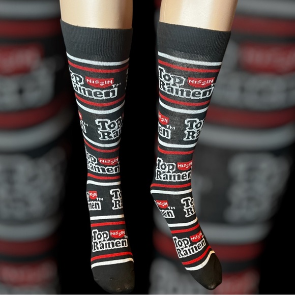 Top Ramen Other - Top Ramen Noodles Soup Novelty Socks NWT